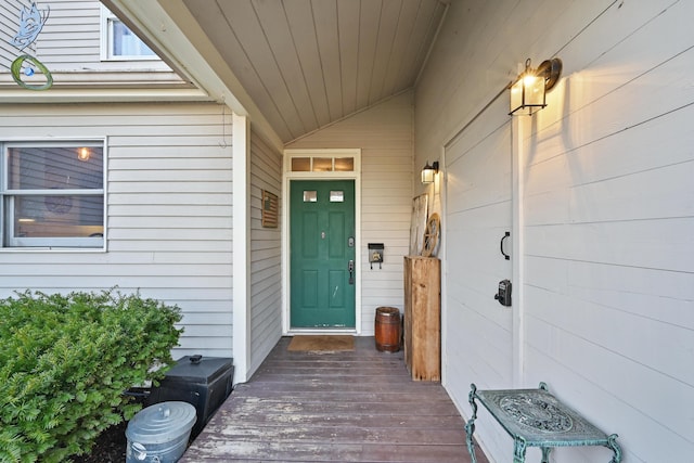 view of entrance to property