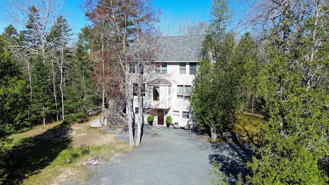 7 N Star Ln, Sullivan, ME 04664 - view of front facade with driveway