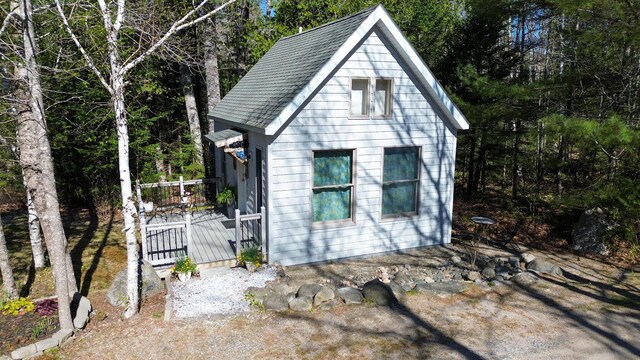 7 N Star Ln, Sullivan, ME 04664 - view of front of house featuring a shingled roof