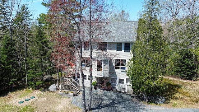7 N Star Ln, Sullivan, ME 04664 - view of front of property with stairs