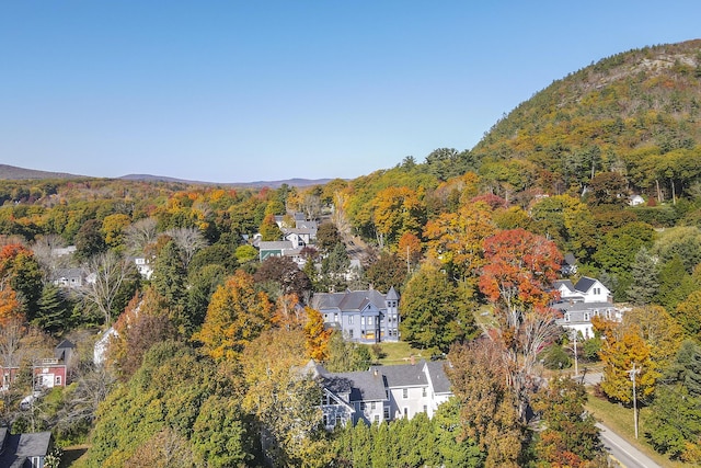 40 Mountain St, Camden, ME 04843 - aerial view with a view of trees