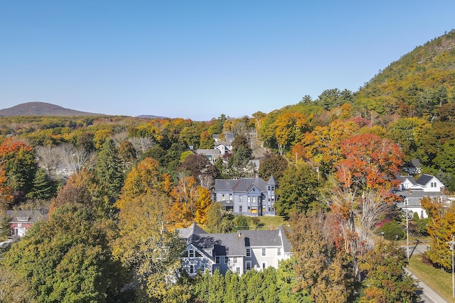 40 Mountain St, Camden, ME 04843 - drone / aerial view with a view of trees