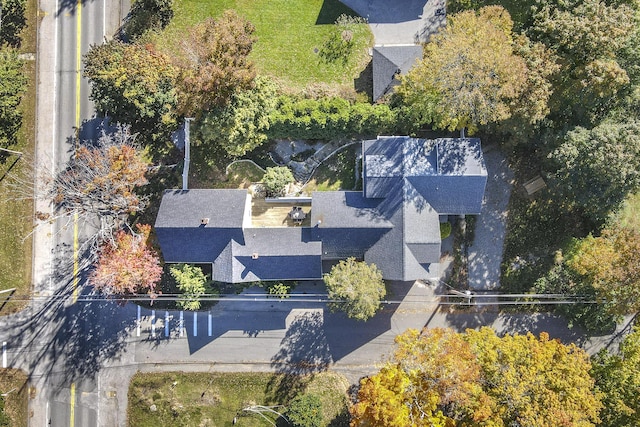 40 Mountain St, Camden, ME 04843 - birds eye view of property