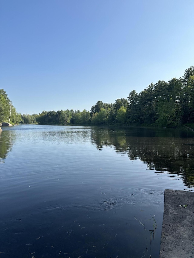 448 N Rd, Medford, ME 04463 - property view of water featuring a forest view