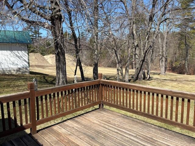 49 Pequawket Trl, Baldwin, ME 04024 - view of deck