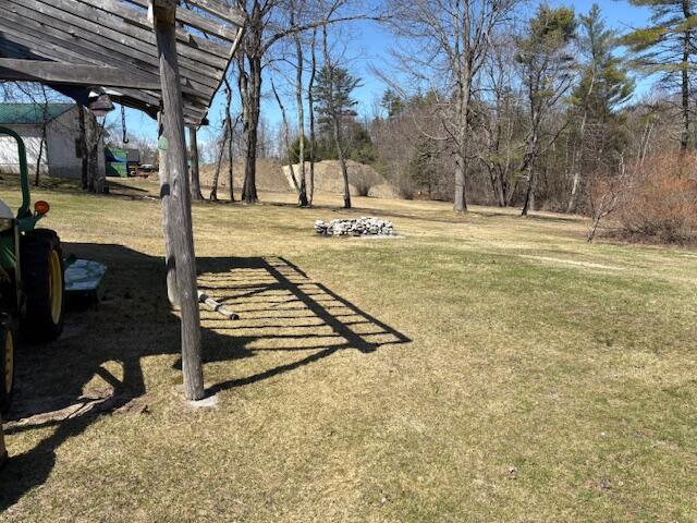 49 Pequawket Trl, Baldwin, ME 04024 - view of yard with a pergola