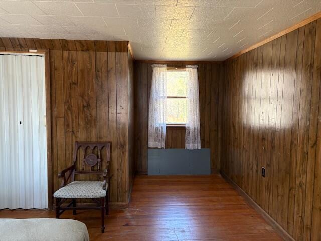 49 Pequawket Trl, Baldwin, ME 04024 - living area with wood-type flooring and wooden walls