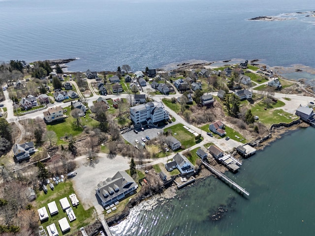 6 Merritt House Rd Unit 20, Harpswell, ME 04066 - aerial view of property and surrounding area with a nearby body of water