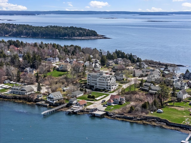 6 Merritt House Rd Unit 20, Harpswell, ME 04066 - aerial view of residential area with a large body of water