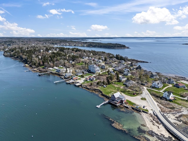 6 Merritt House Rd Unit 20, Harpswell, ME 04066 - aerial view of property's location with a nearby body of water and nearby suburban area