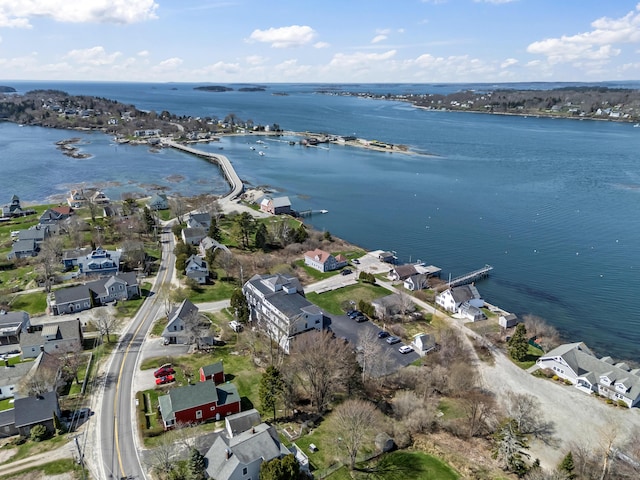 6 Merritt House Rd Unit 20, Harpswell, ME 04066 - aerial view of property's location with a nearby body of water and nearby suburban area