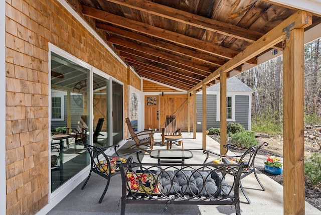 view of patio