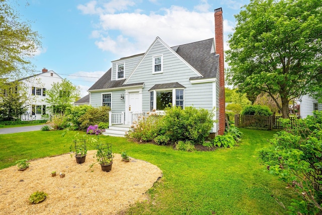 9 Phillips Rd, Falmouth, ME 04105 - cape cod home with roof with shingles and a chimney