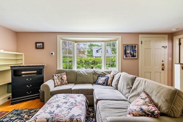 9 Phillips Rd, Falmouth, ME 04105 - living area with wood finished floors