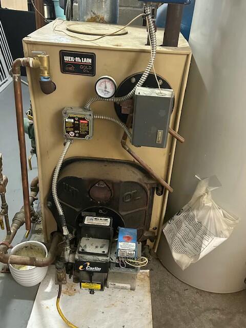 utilities featuring a heating unit