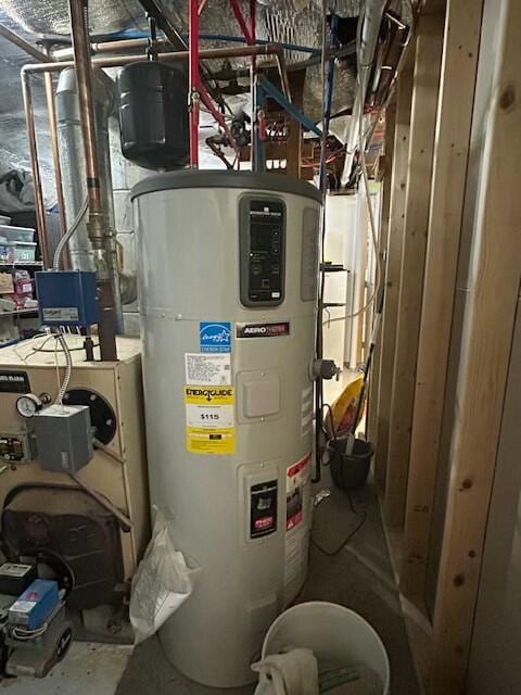 utilities featuring water heater