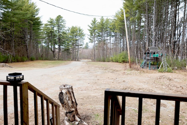 69 Goulds Ridge Rd, Passadumkeag, ME 04475 - view of yard with a playground