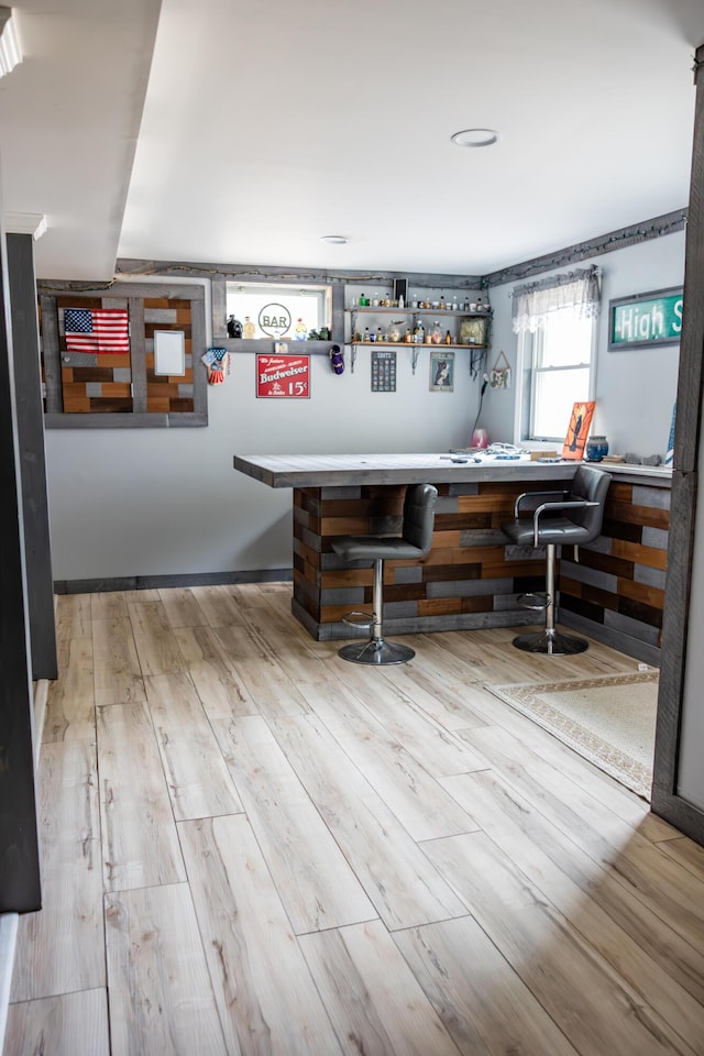 69 Goulds Ridge Rd, Passadumkeag, ME 04475 - bar area featuring wood finished floors