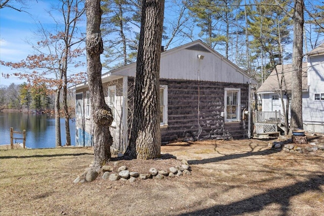 148 Anglers Rd, Windham, ME 04062 - view of side of home featuring a water view