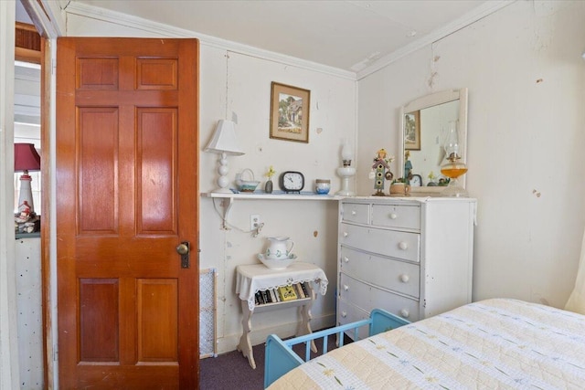 148 Anglers Rd, Windham, ME 04062 - bedroom featuring carpet floors and ornamental molding
