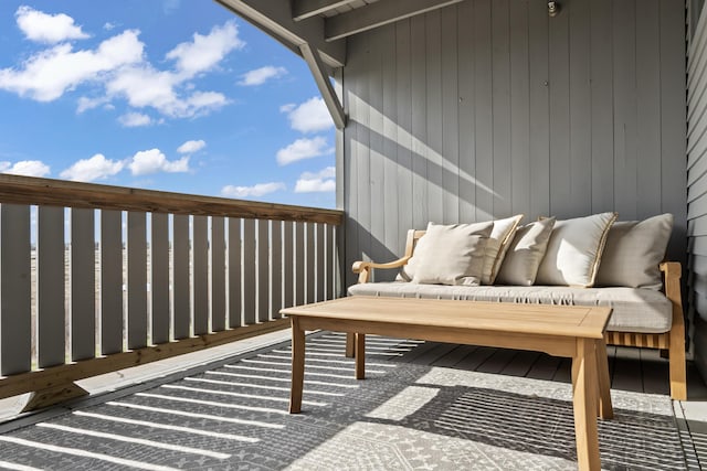 balcony with outdoor lounge area