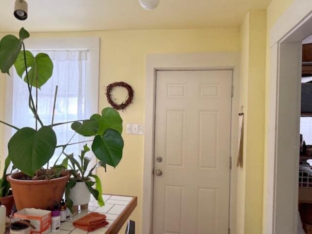 view of doorway to outside