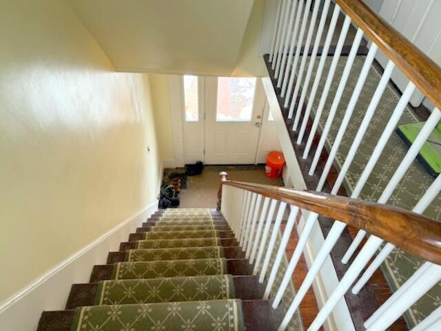 view of staircase