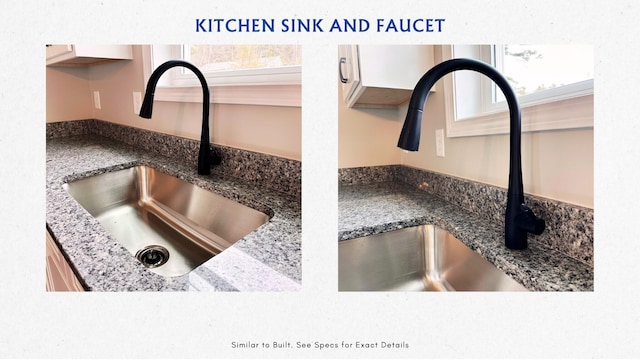 2 Blaine St, Saco, ME 04072 - details with a sink and stone countertops