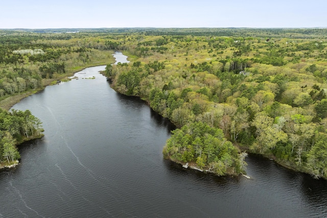 175 Quail Run Rd, Bristol, ME 04539 - aerial view of property's location with a forest and a nearby body of water