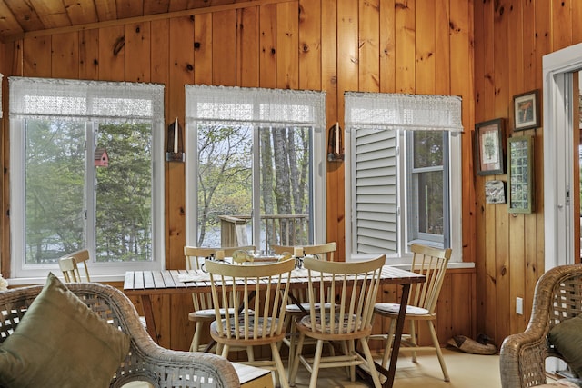 175 Quail Run Rd, Bristol, ME 04539 - sunroom with lofted ceiling