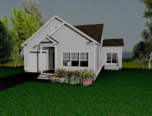 LOT16 Beech St Unit 16, Hallowell, ME 04347 - exterior space featuring a lawn and an attached garage