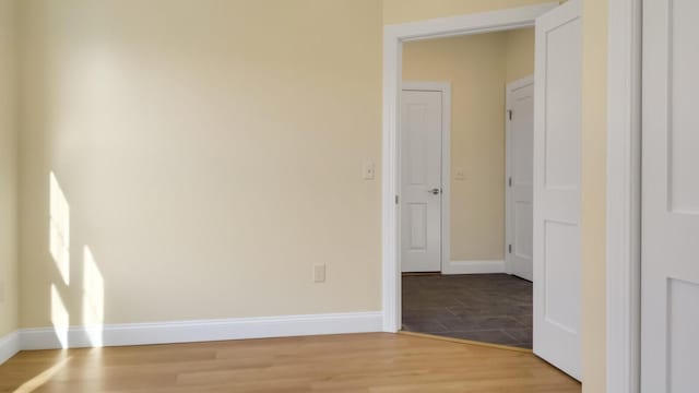 LOT16 Beech St Unit 16, Hallowell, ME 04347 - spare room featuring light wood finished floors and baseboards