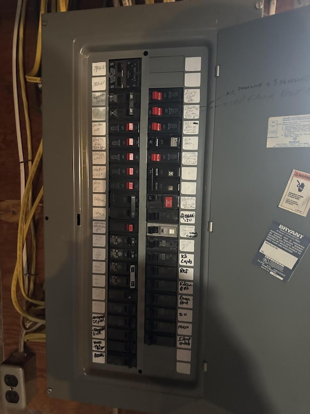 utilities with electric panel
