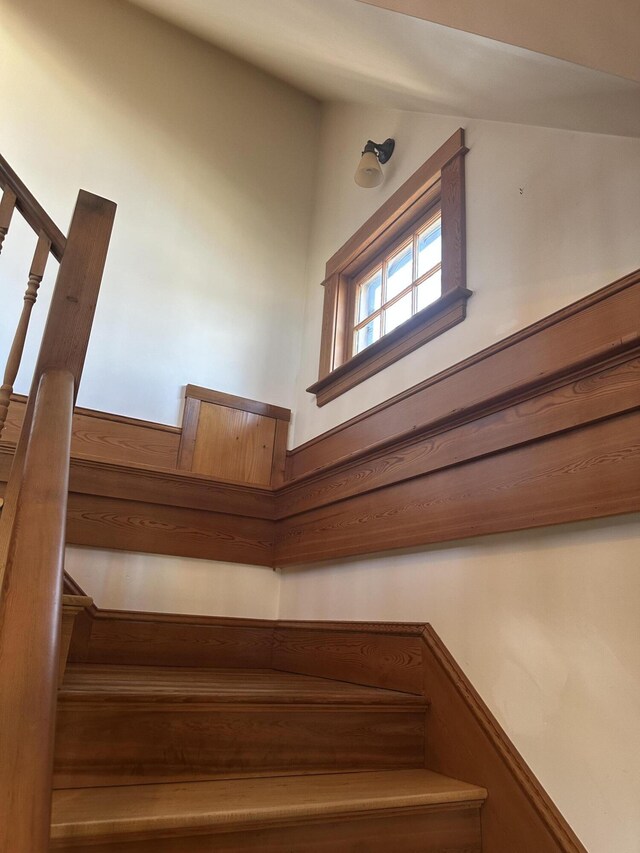 view of stairs