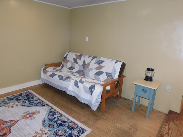 346 Bear River Rd, Newry, ME 04261 - bedroom featuring light wood-style flooring and ornamental molding