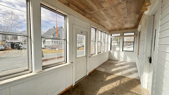 11 Maple St, Milo, ME 04463 - view of unfurnished sunroom