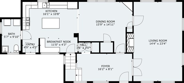 1 Silver Ter, Waterville, ME 04901 - plan