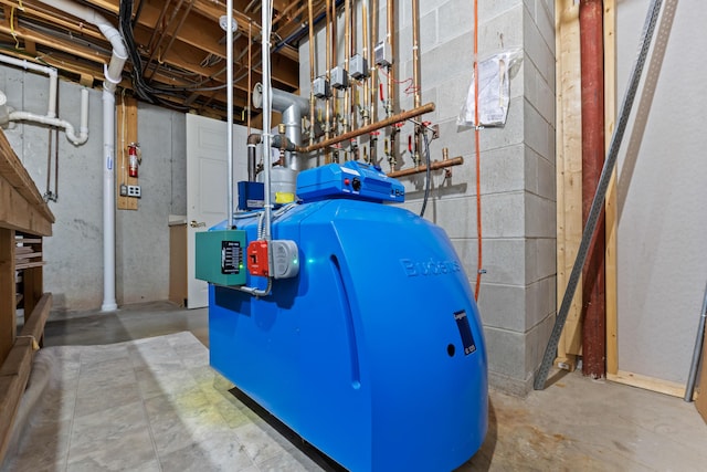 view of utility room