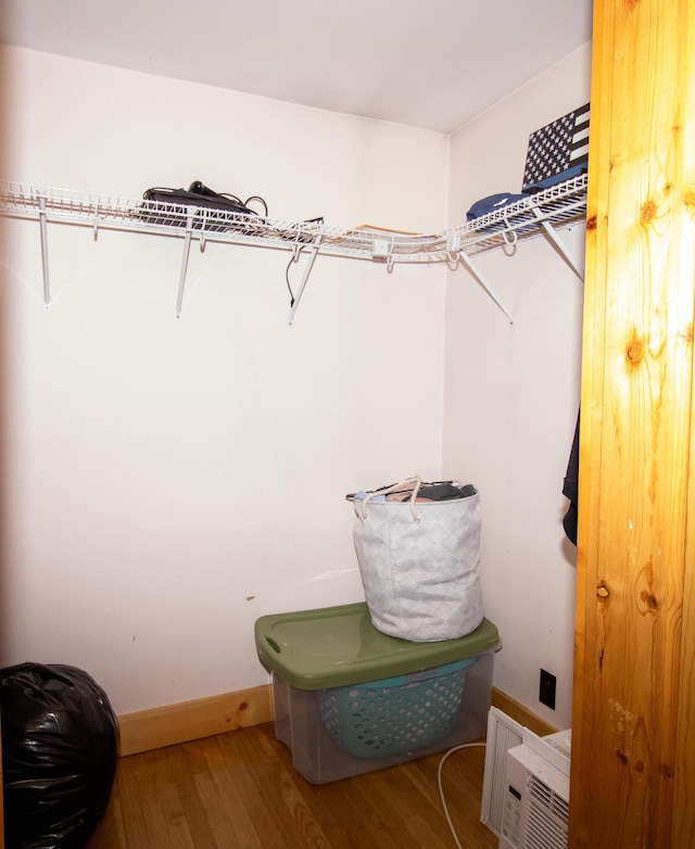 1114 Kennebec Rd, Hampden, ME 04444 - walk in closet with wood finished floors