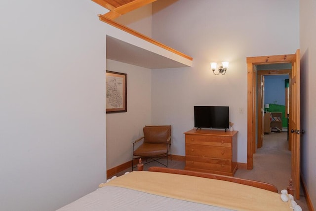 8 Sunset Ln, Kingfield, ME 04947 - bedroom featuring baseboards