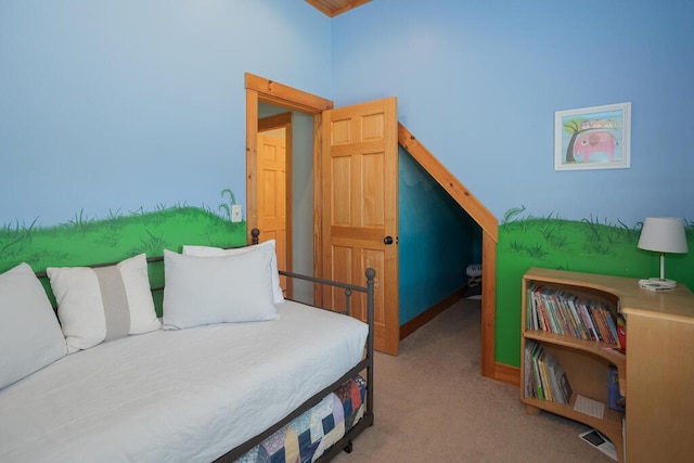 8 Sunset Ln, Kingfield, ME 04947 - carpeted bedroom with baseboards