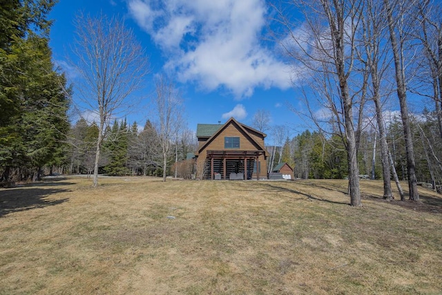 8 Sunset Ln, Kingfield, ME 04947 - exterior space featuring a yard