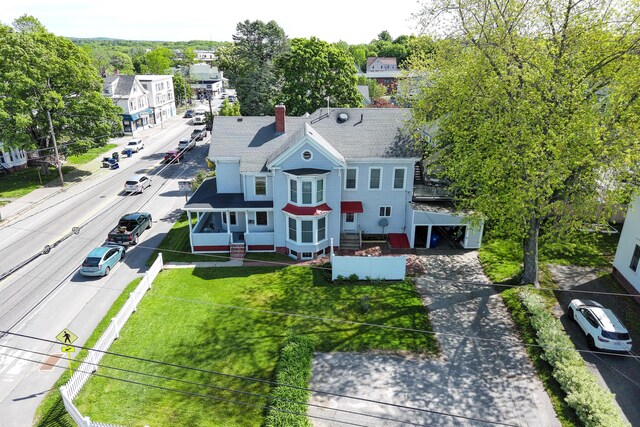 546 Main St, Westbrook, ME 04092 - aerial view of property and surrounding area