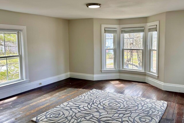 6 Naskeag Rd, Brooklin, ME 04616 - empty room featuring dark wood finished floors and baseboards