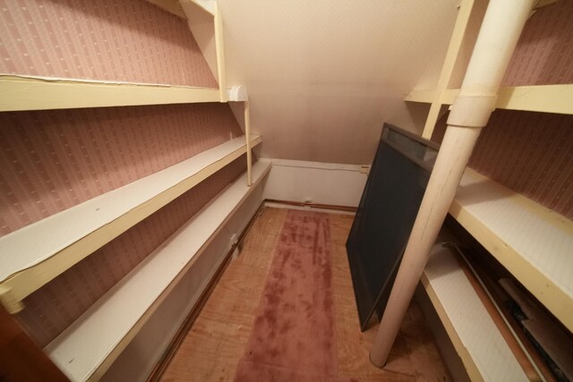 view of storage area