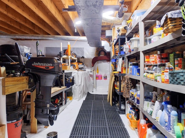 view of storage
