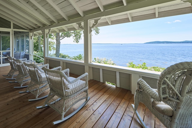 22 Porter Rd, Belfast, ME 04915 - exterior space with a water view