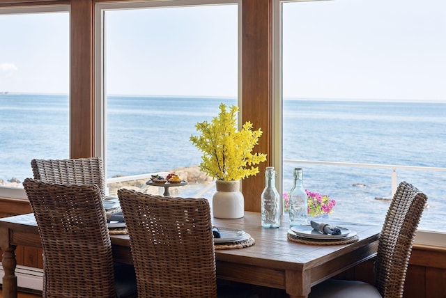 1 Moore Ln, Biddeford, ME 04005 - dining area featuring a water view