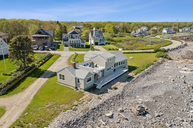 1 Moore Ln, Biddeford, ME 04005 - aerial perspective of suburban area