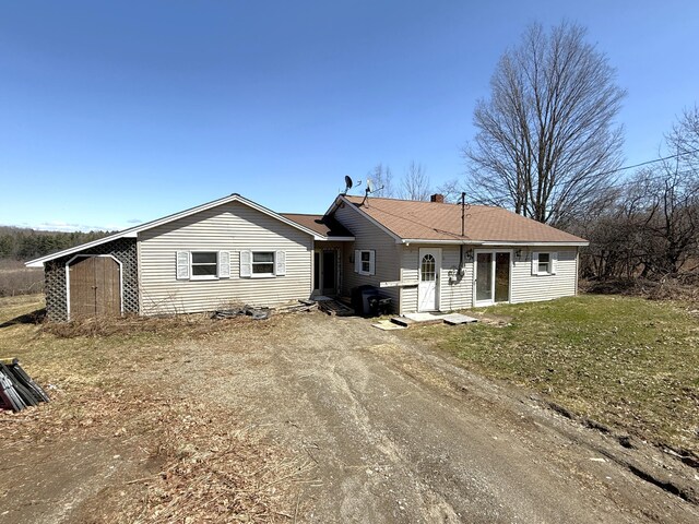 view of rear view of house